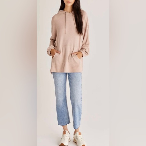 BNWT Z Supply - Faith Marled Rib Hoodie xs - Picture 3 of 12